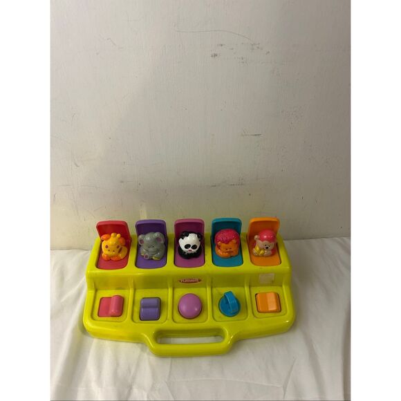 Playskool Learning Activity Shapes Numbers 1995 Animals Vintage - Picture 3 of 7